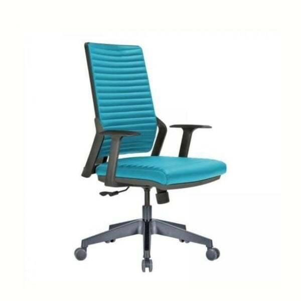 Tekno Çalışma Koltuk Döşemeli Sırt + Plastik Ayak + Sabit Kol