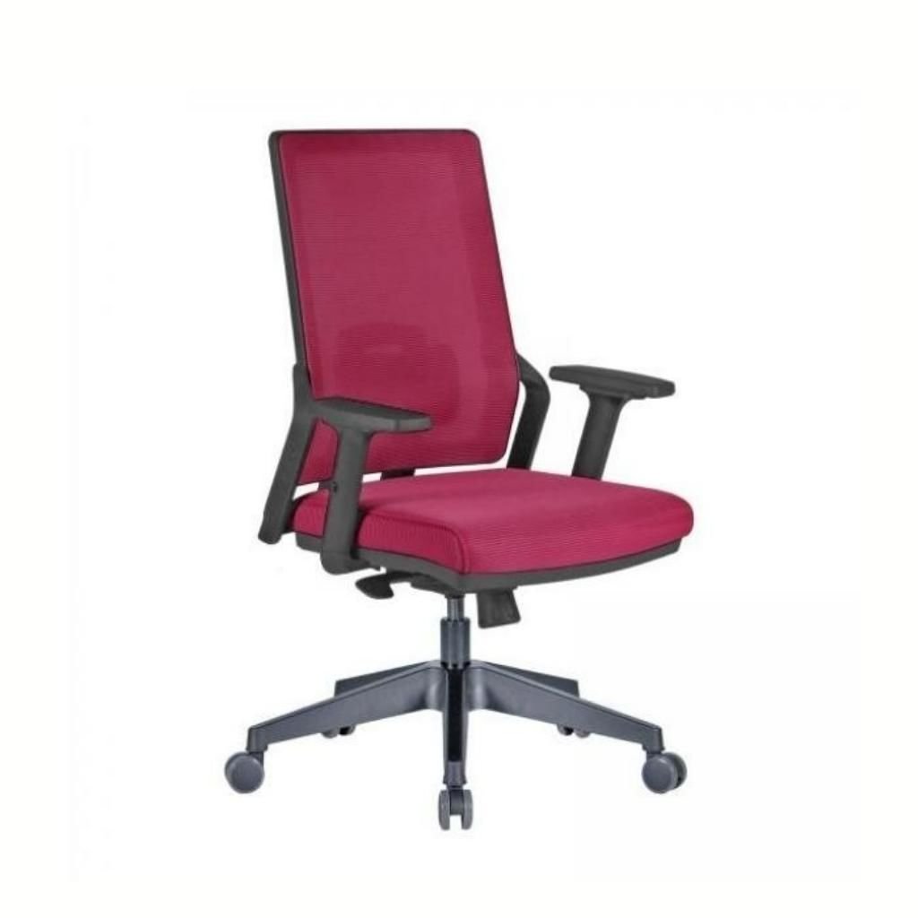 Tekno Çalışma Koltuk Plastik Ayak + Ayarlı Kol