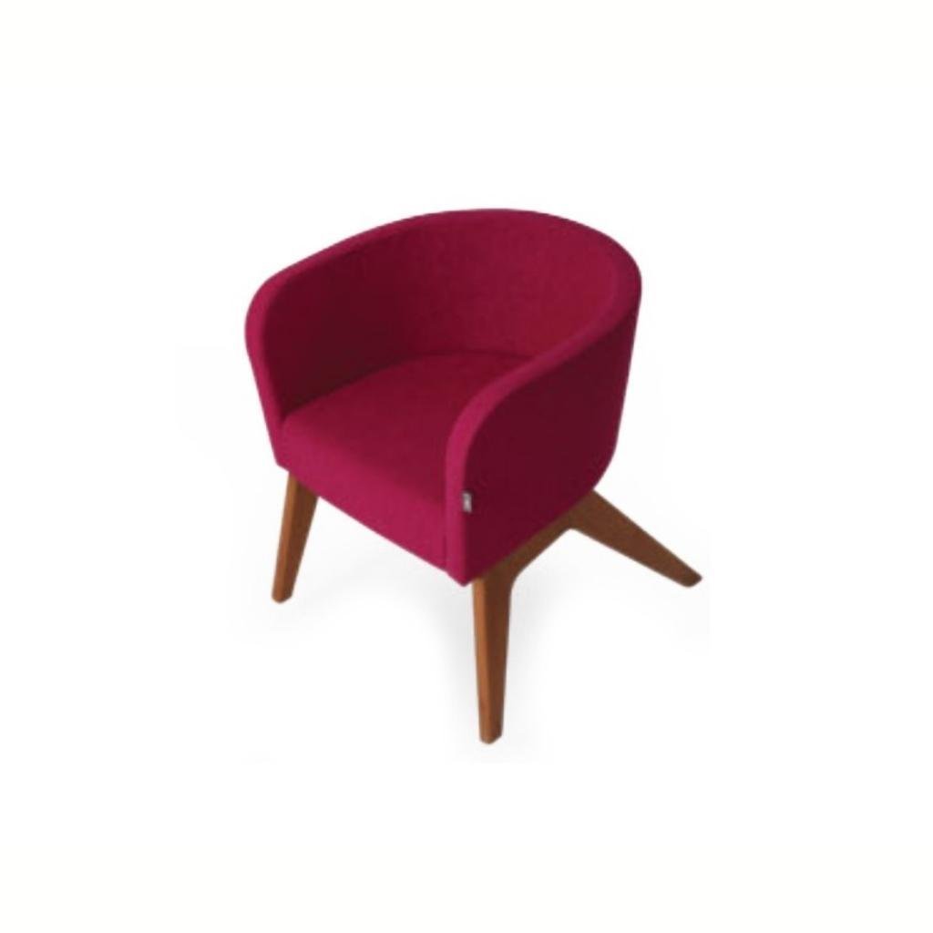 Cupp Tekli Kanepe Düz Sırt - Ahşap Ayak