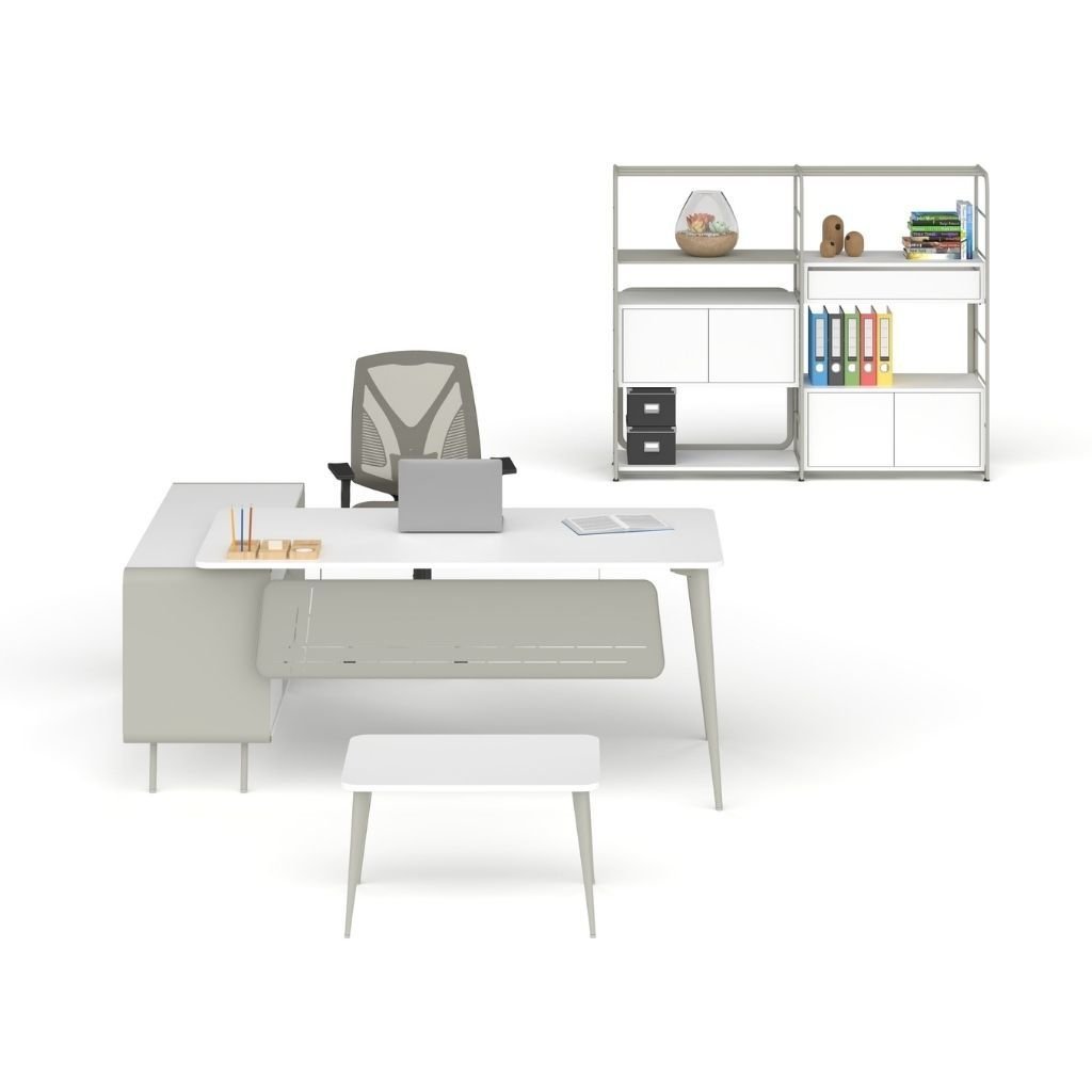 Ritim Etajerli Çalışma Masa Takımı