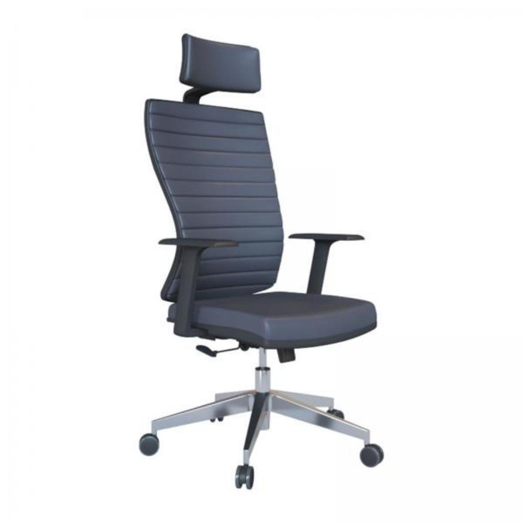 Lenova Yönetici Koltuk Döşemeli Sırt + Plastik Ayak + Ayarlı Kol