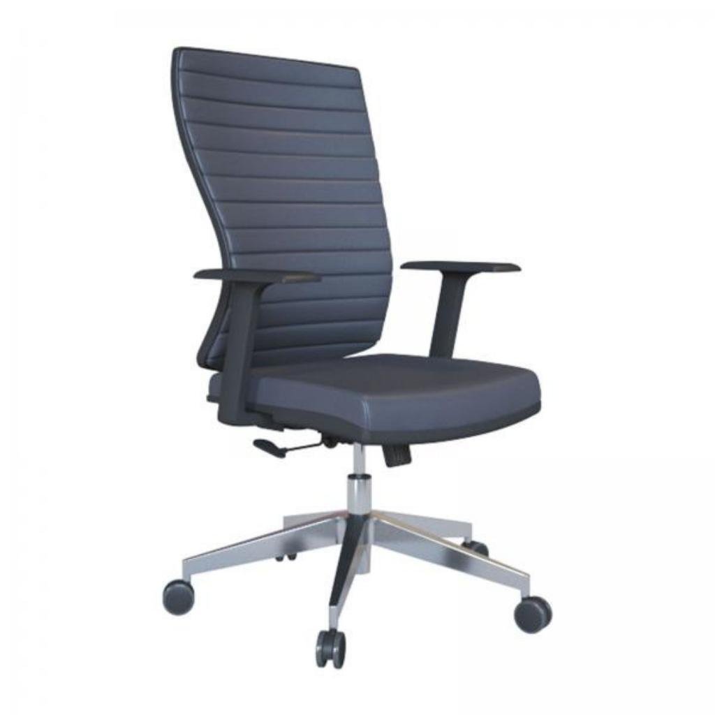 Lenova Çalışma Koltuk Döşemeli Sırt + Plastik Ayak + Sabit Kol