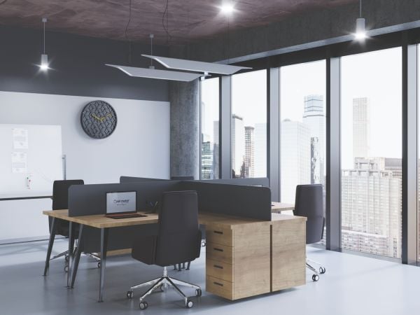 Artı 4'lü Workstation Masa