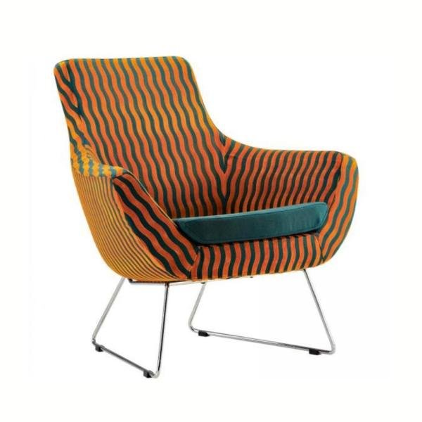 Rebeca Bekleme Koltuk Krom Ayak