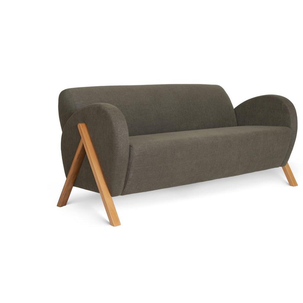 Mecra Ahşap İkili Kanepe