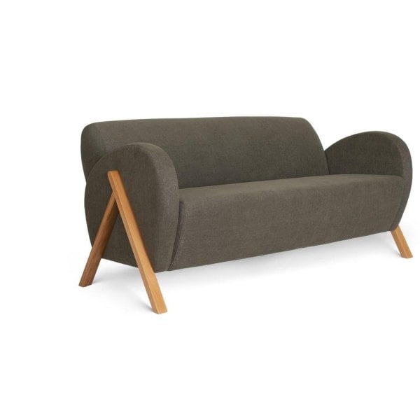 Mecra Ahşap İkili Kanepe