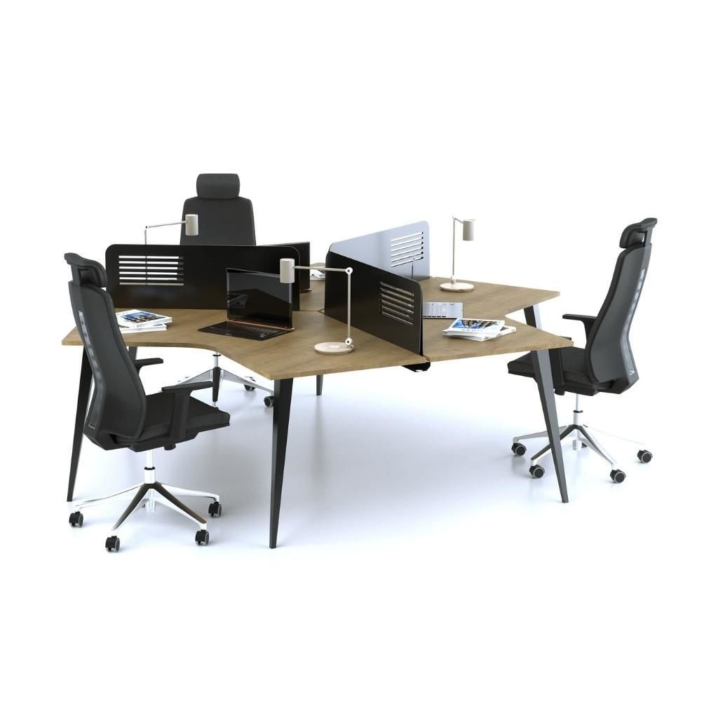 Prizma 3'lü Workstation Masa