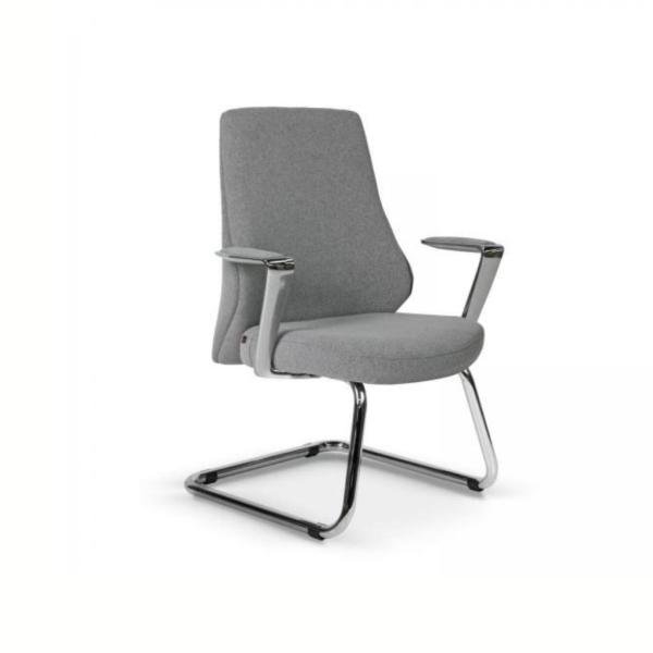 Canvas Misafir Koltuk Ayarlı Kol + Krom U Ayak