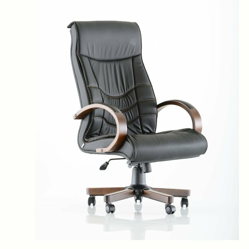 Style Yönetici Koltuğu Ahşap Kolçak + Ahşap Ayak