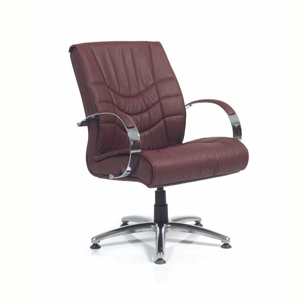 Style Misafir Koltuğu Krom Kolçak + Alüminyum Ayak