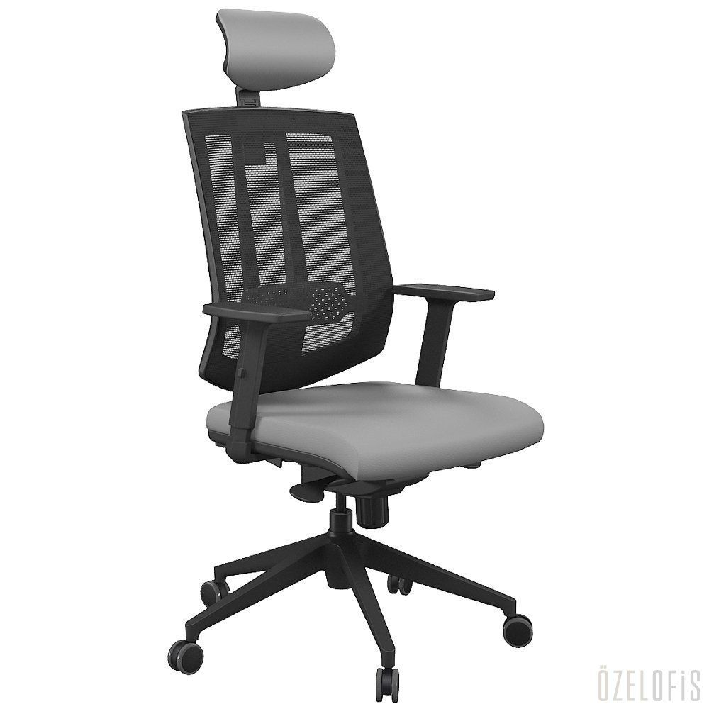 Regal Yönetici Koltuk Ayarlı Kolçak + Plastik Ayak