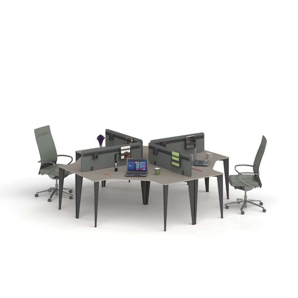 Dora 60 Dörtlü Workstation