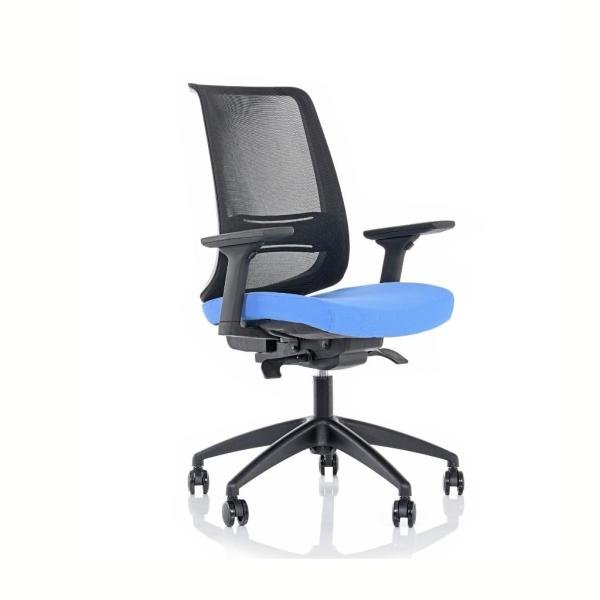 Merkür Şef Koltuğu 3D Ayarlı Kolçak + Plastik Ayak